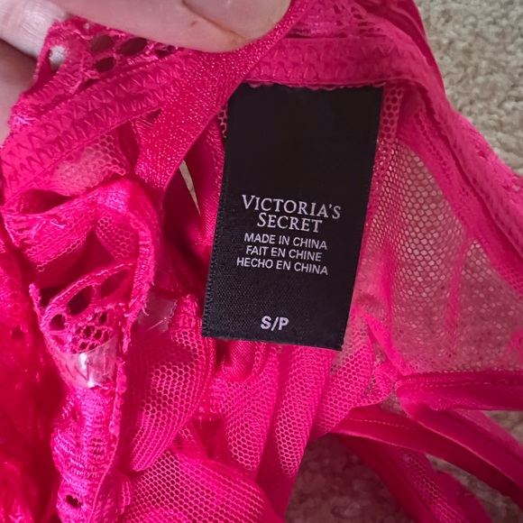 NWOT Victoria's Secret hot pink teddy - Picture 7 of 7